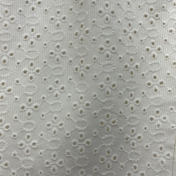 NWT J. Crew Embroidered Eyelet Single Breasted Blazer Jacket Cottage White 2 - Picture 8 of 8